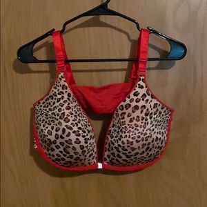Cacique cheetah print bra